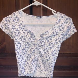 Brandy Melville Floral Top